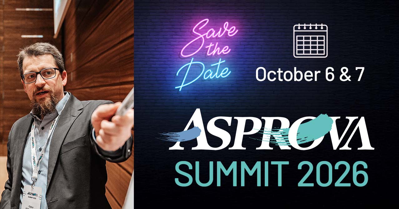 Save the Date: Asprova Summit 2026, 6. & 7. Oktober in Frankfurt.