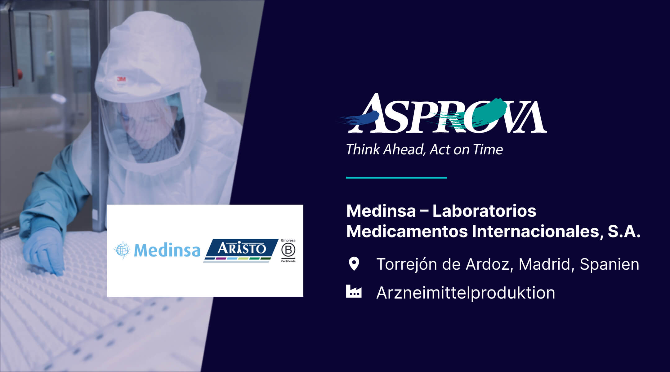 Case Study Medinsa – Produktionsplanung mit Asprova APS